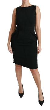 Dolce & Gabbana Black Sheath Stretch Formal Dress -   -  Dolce & Gabbana.